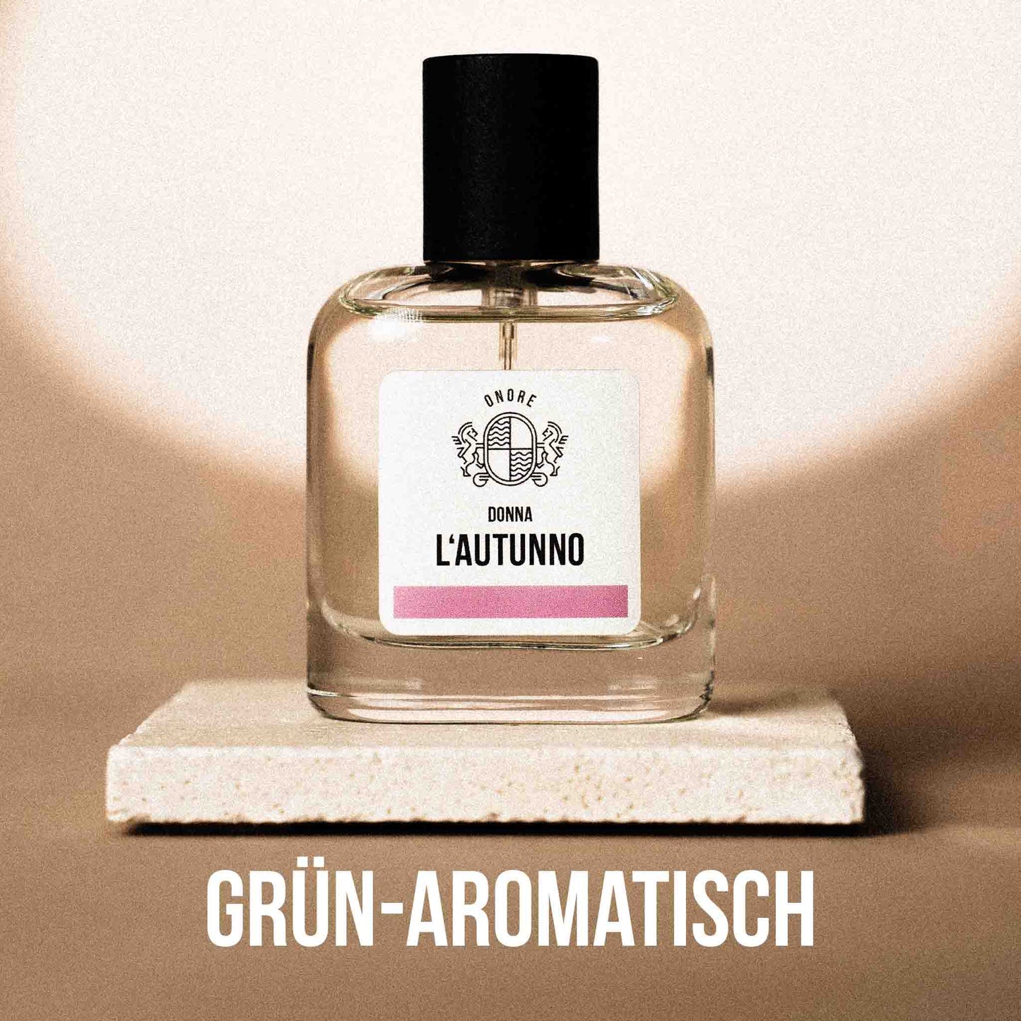 Onore Damen-Parfum L’Autunno – sinnlicher Duft mit herbstlicher Note.