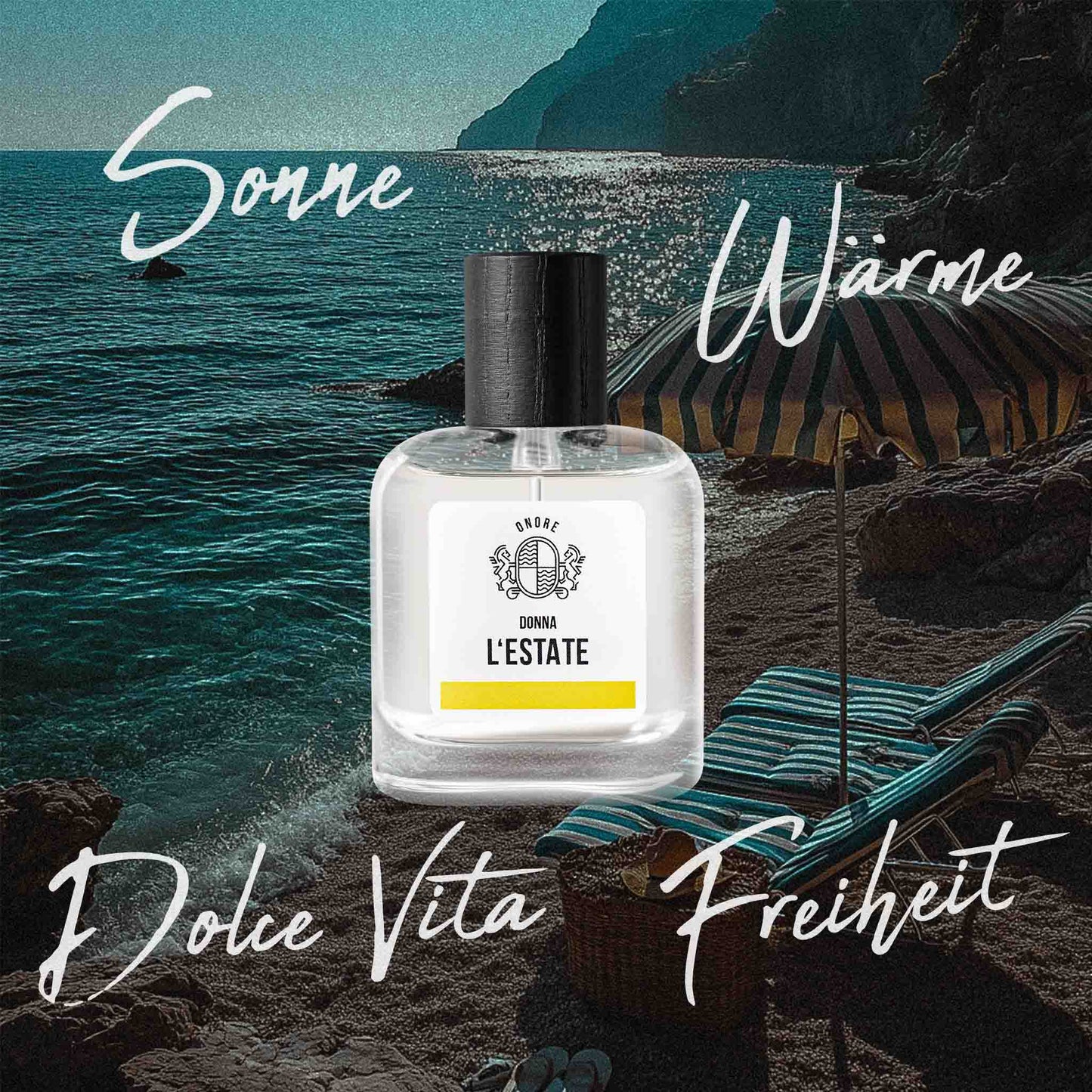 Onore L’Estate Damenparfum – sommerlicher Duft mit mediterraner Leichtigkeit für warme Tage.