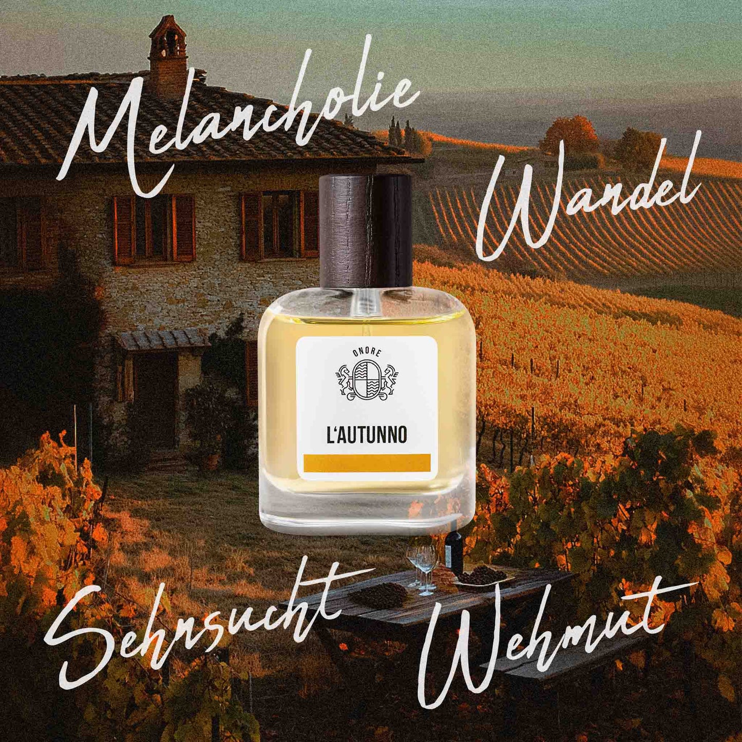 Onore L’Autunno Parfum – ein Duft für goldene Tage, Wärme und Zuversicht.