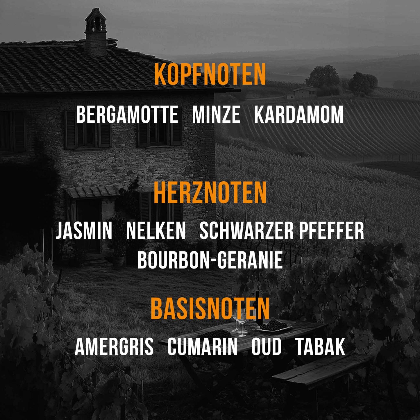 Onore L’Autunno Parfum – Kopfnoten, Herznoten und Basisnoten.