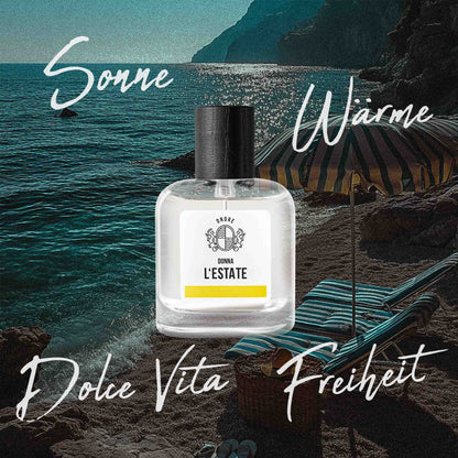 Onore L’Estate Damenparfum – sommerlicher Duft mit mediterraner Leichtigkeit für warme Tage.