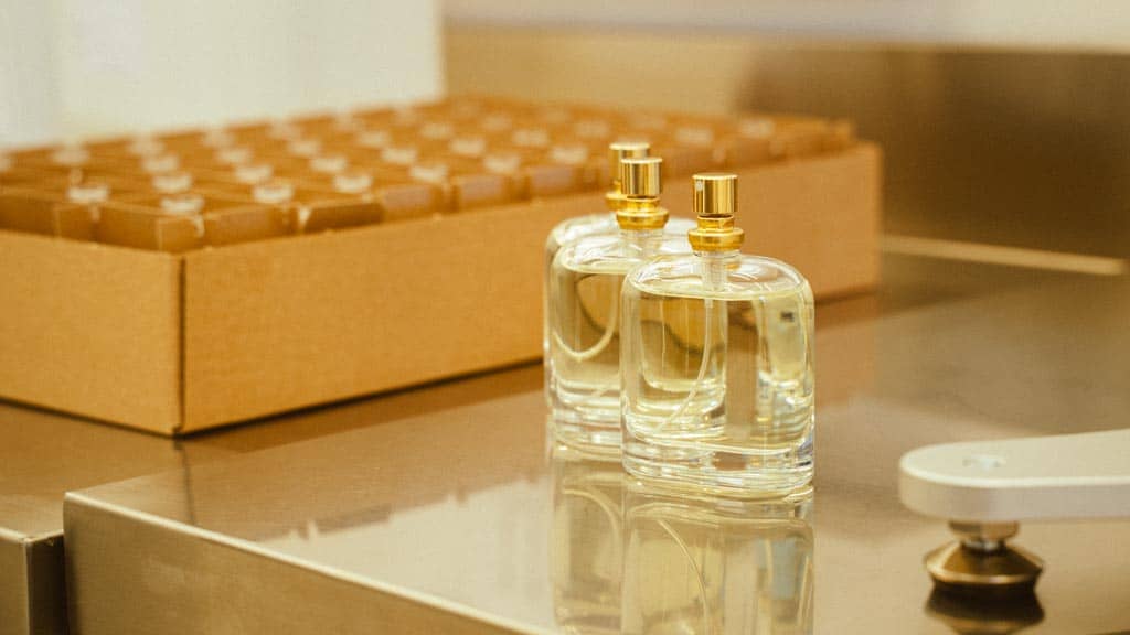 Auswahl hochwertiger, natürlicher Duftöle für die Herstellung der Onore Parfums – die Essenz echter Stimmung